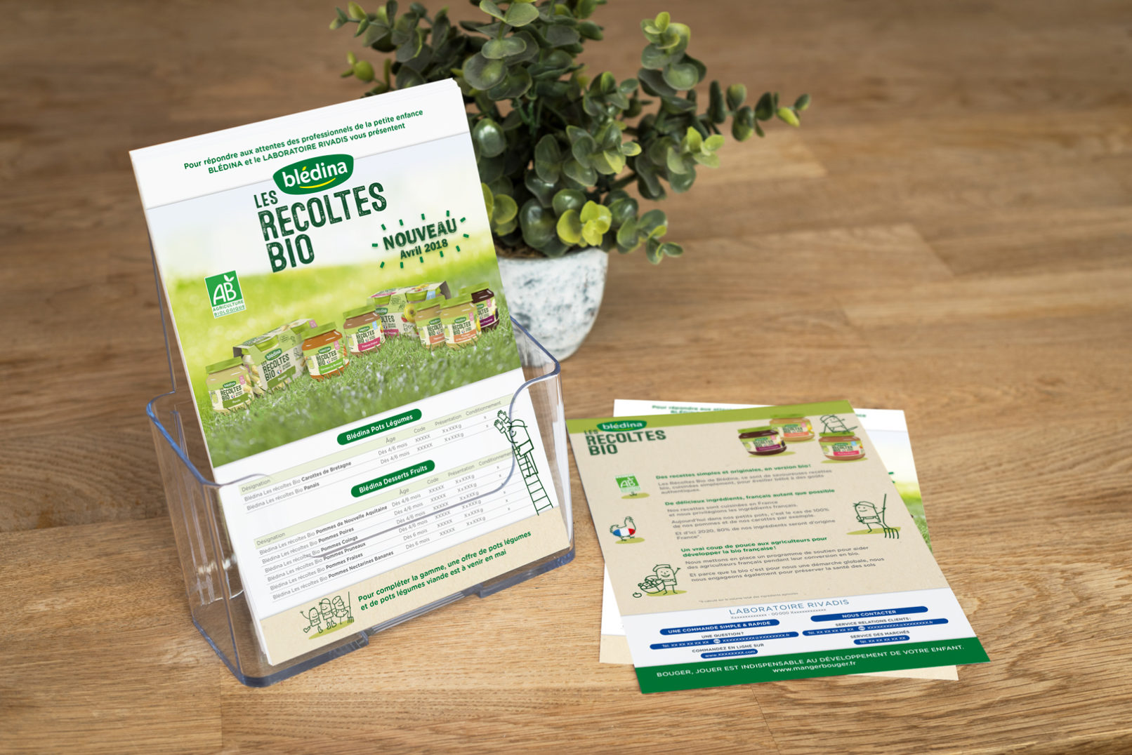 Blédina || Brochure || Petits Pots Bio