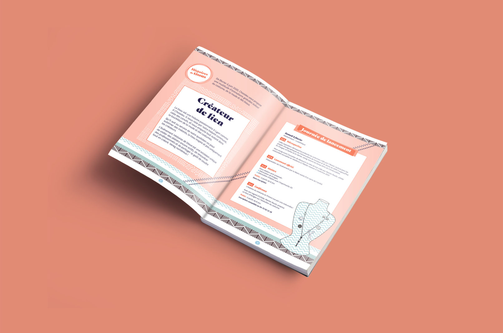 Chassieu || Brochure Festival "Histoire de Tissus" || Pages Intérieures