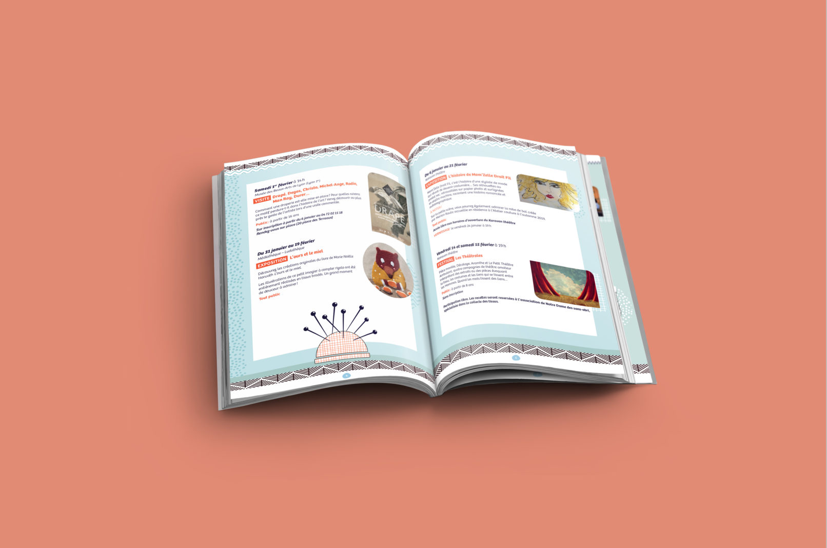 Chassieu || Brochure Festival "Histoire de Tissus" || Pages Intérieures