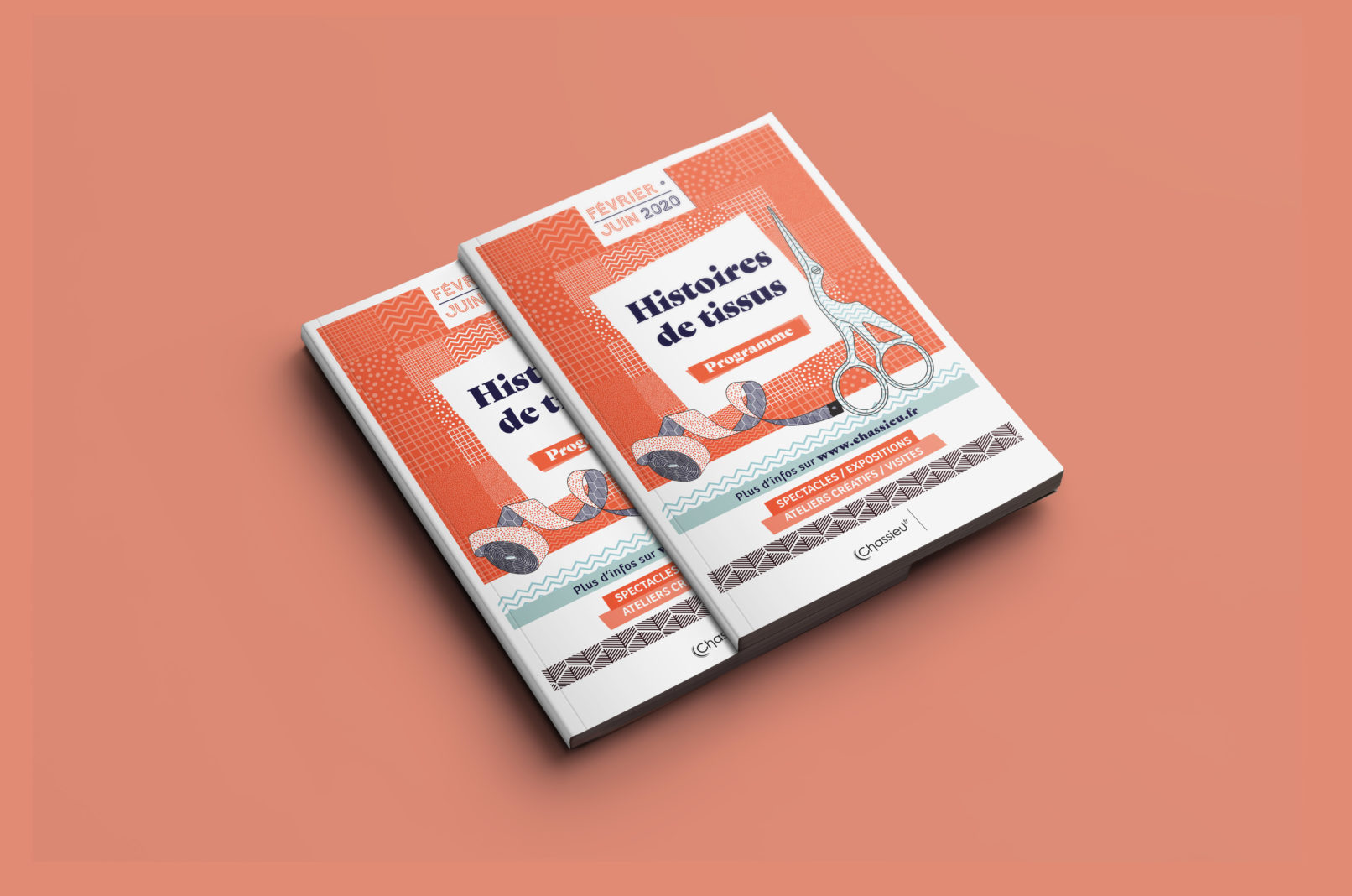 Chassieu || Brochure Festival "Histoire de Tissus" || Couverture