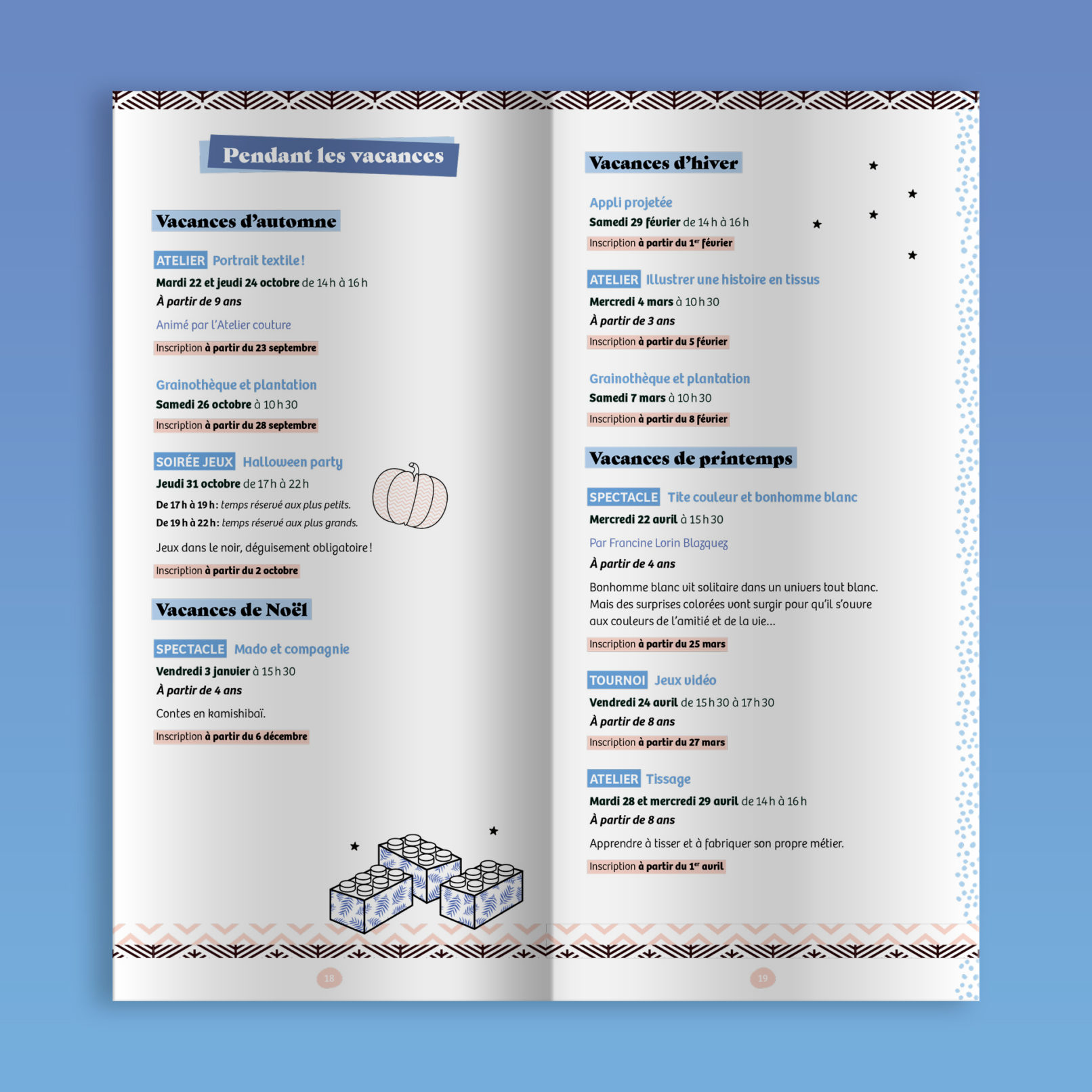 Chassieu || Brochure 16 pages || Médiathèque & Ludothèque || Pages intérieures