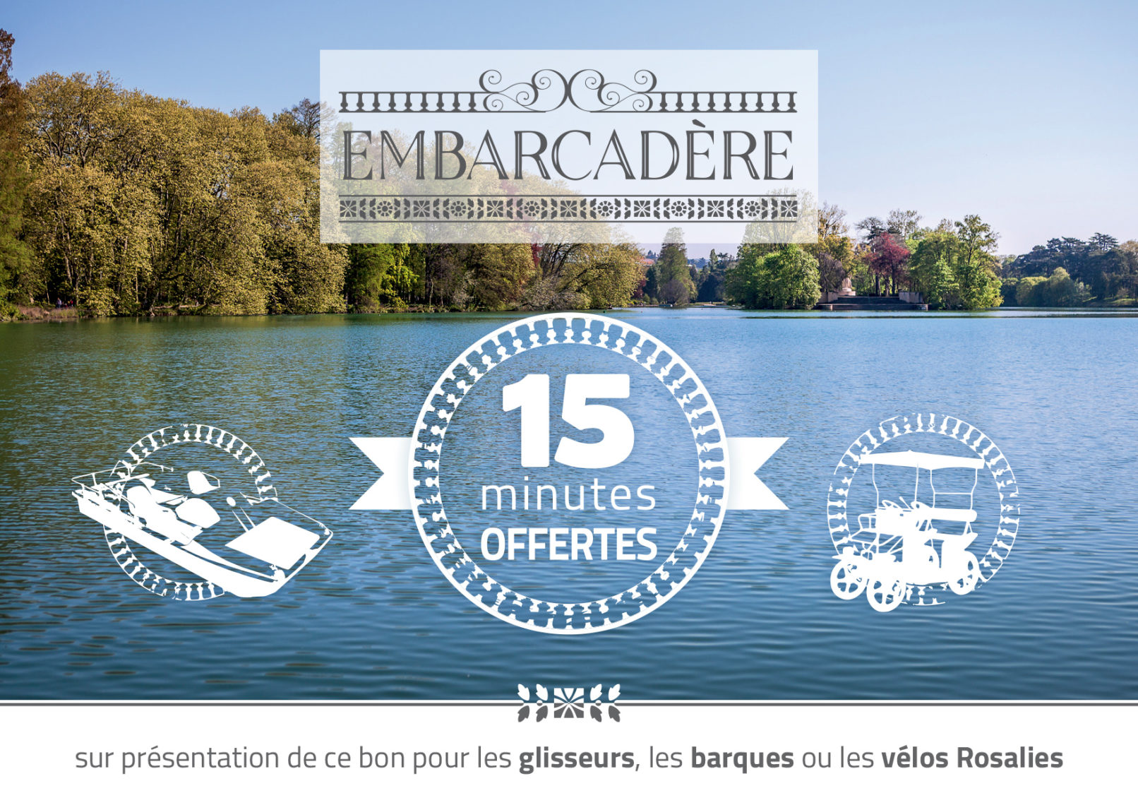 Embarcadère || Flyer Recto || Bon de réduction