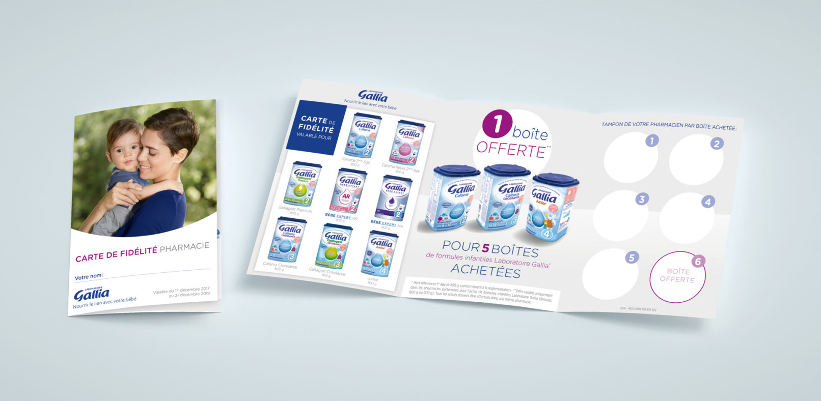 Gallia || Carte de Visite || Pharmacie || Lait Infantile