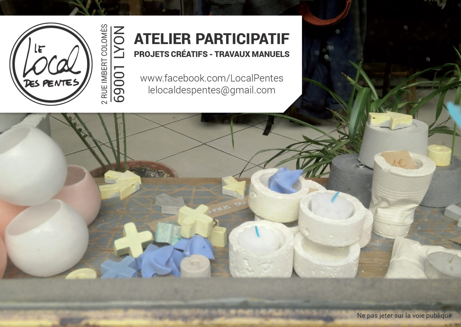 Le Local des Pentes || Fly A6 || Atelier béton